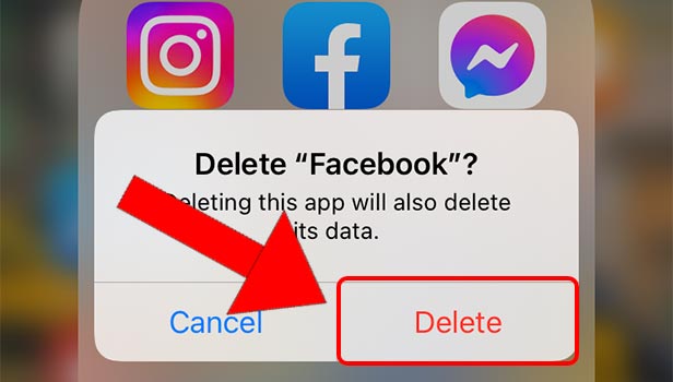 Image titled Delete Facebook on iPhone Step 4